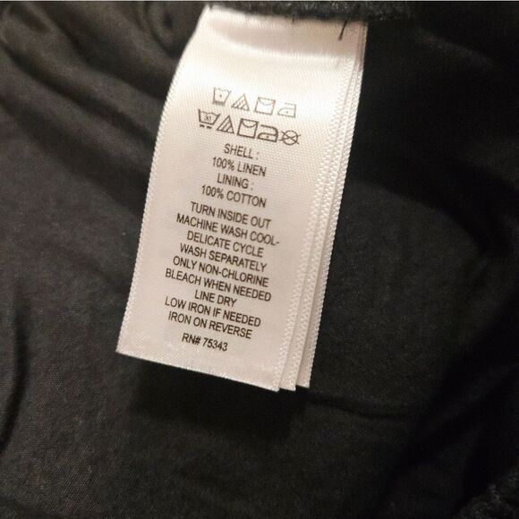 C&C California Black Wide Leg Pants with Elastic Waistband - Picture 12 of 13